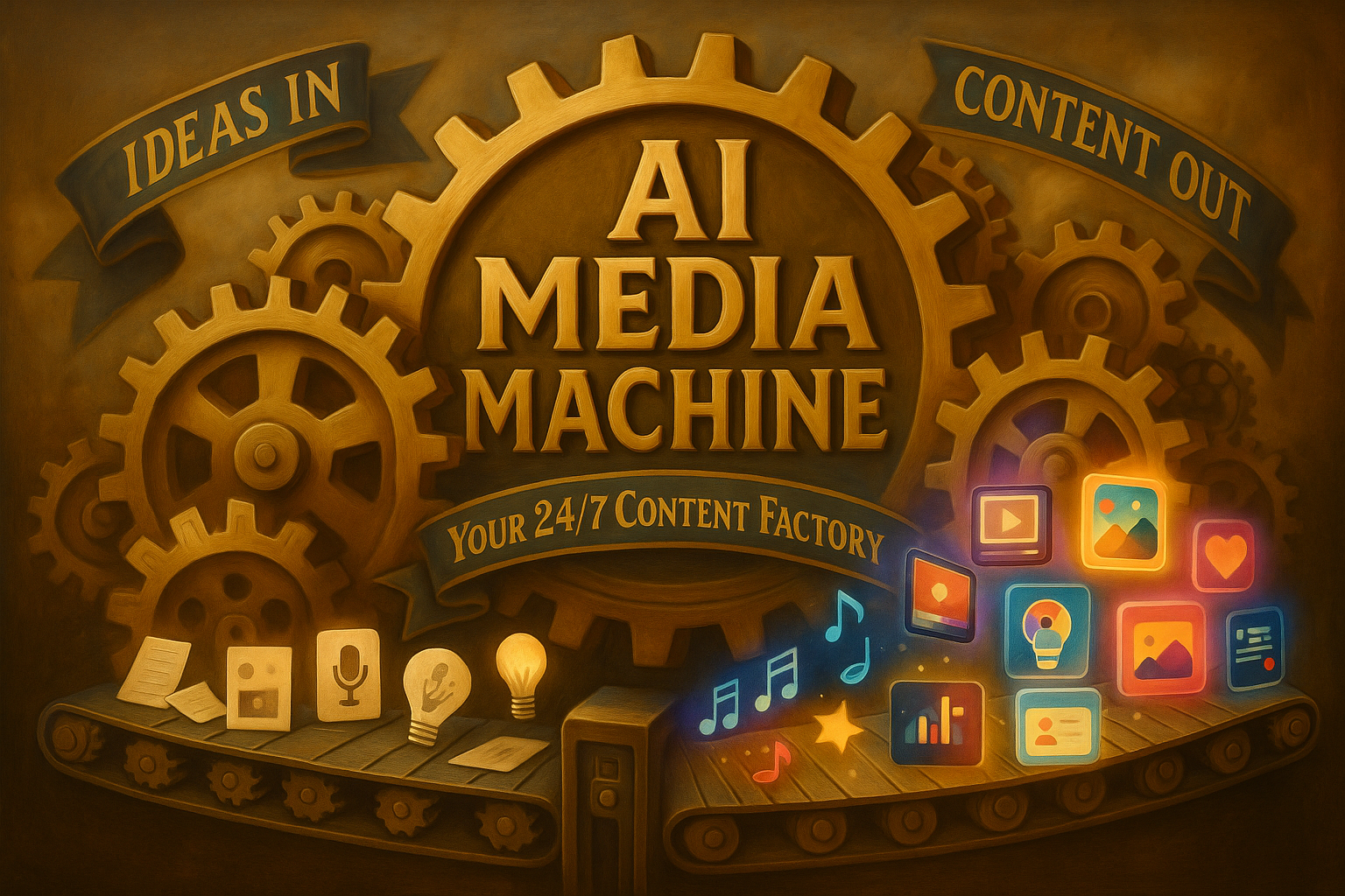 AI Media Machine Logo