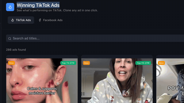 Winning Ads Finder Demo